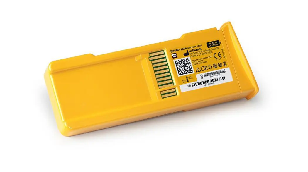 Defibtech DBP-2800 AED battery pack DCF-210 for Lifeline and Lifeline AUTO AEDs