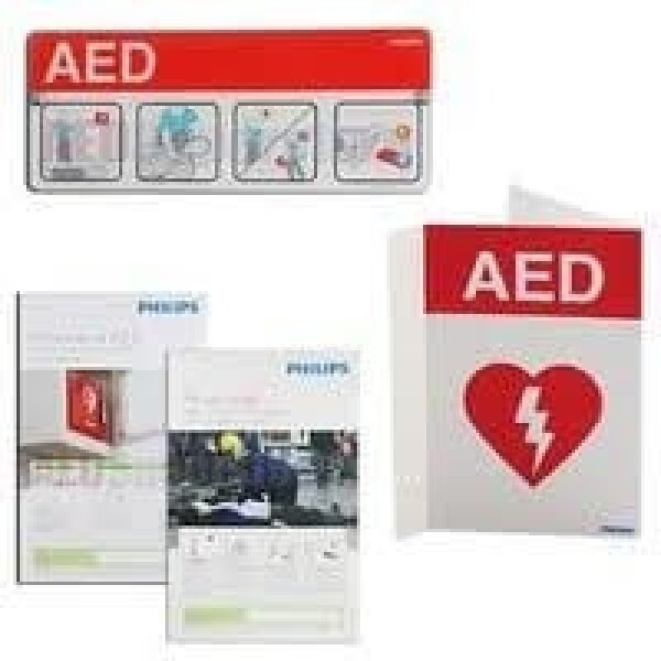 861478 Philips AED defib Signage Bundle Package