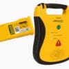 Defibtech Lifeline AED shown with DBP-1400 replacement battery pack