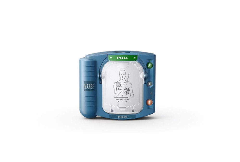 Troubleshooting a flashing red X on a Philips HeartStart OnSite AED