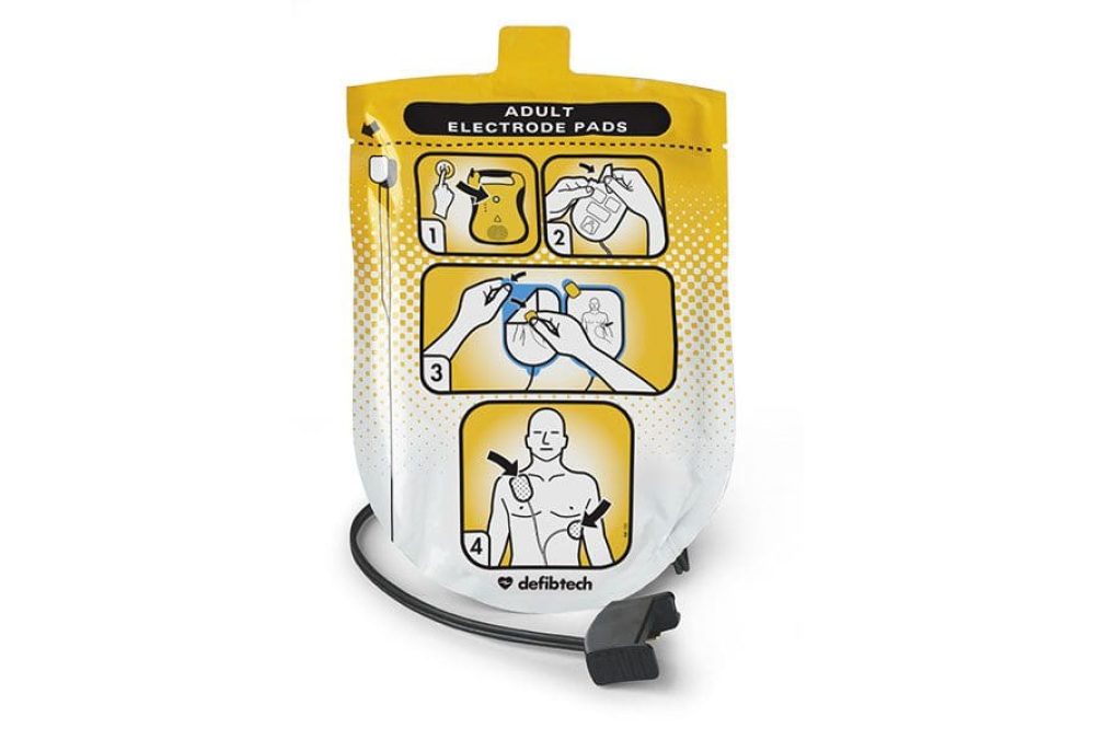 Defibtech Lifeline AED Adult Replacement Pads DDP-100 OEM Package